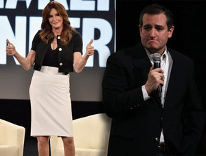 Caitlyn Jenner Likes Ted Cruz.  Ted Cruz Don't Like Trans Issues.  CONFUSION!!